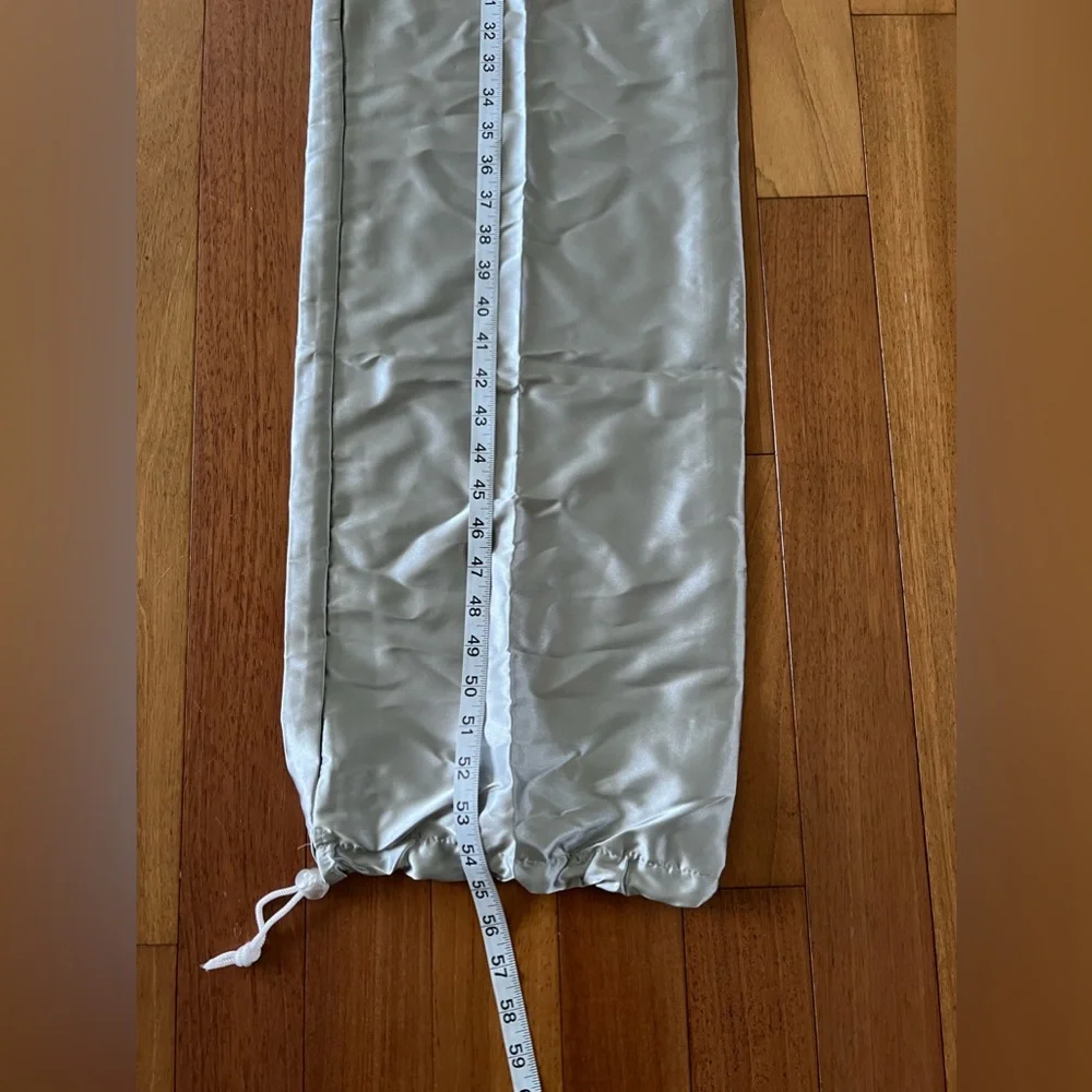 Maternity pillow case Satin grey
